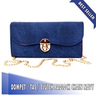Wholesale sling bag CHN padlookWanita darkbiru