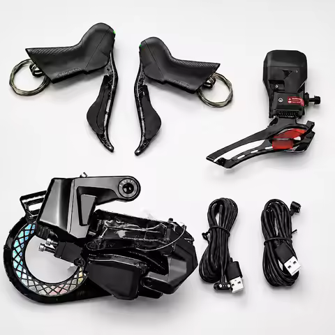 WHEELTOP EDS TX Wireless Electronic Road Bike Groupset Carbon Fiber Shifters Hydraulic Disc Brake La