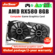 HDTHR Jieshuo amd rx 3,0 8GB Gaming-Grafikkarte gddr5 2304sp gpu 256bit pci-e 3.0 rx580 8g 8pin dp h