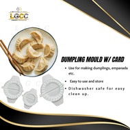 DUMPLING / EMPANADA MOULDER W/ CARD