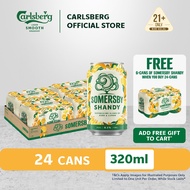 Somersby Shandy Can 0.5% Alcohol (320ml x 24)