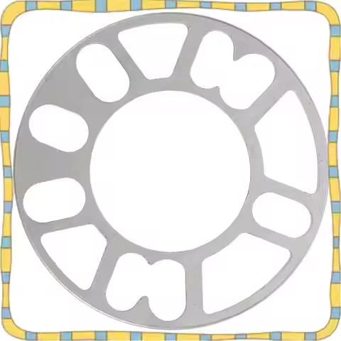 L17A-4Pcs Aluminum Wheel Spacers Shims Plate Auto Wheel Spacers Stud For 4X100 4X114.3 5X100 5X108 5