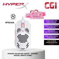 HyperX Pulsefire Haste Gaming Mouse Valentine's Edition - White-Pink (4P5E4AA)