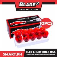10pcs Halogen Perfect Bulb Car Light Bulb 1156 T20 12V 21W (Amber Copper Base) Single Contact