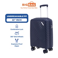 BIG BAG Glider 22" (PP) Polypropylene Luggage 22 Inch Unbreakable Luggage Bag Travel 22 Inch Suitcas