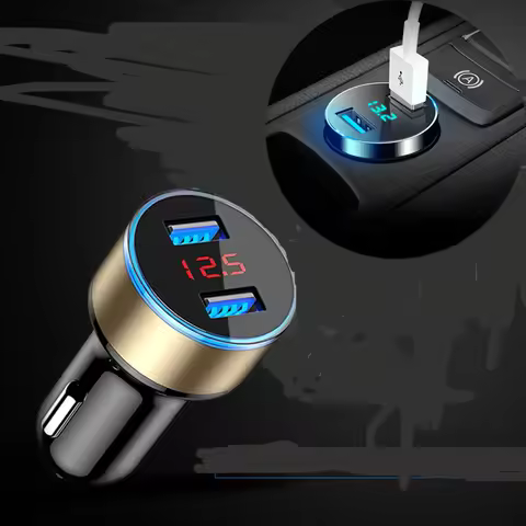3.1A Dual USB Car Charger Accessories for Jaguar XF XJ XJS XK S-TYPE X-TYPE XJ8 XJL XJ6 XKR XK8 XJS 