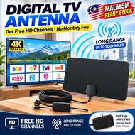 Digital TV Antenna Indoor HD TV Antenna with Amplifier Free HD Channels 4K UHF DVB-T2