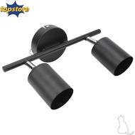 TOPSTORED Ceiling Track Light, Flush Mount Adjustable Light Heads Track Lighting Kit, Modern 2-Light
