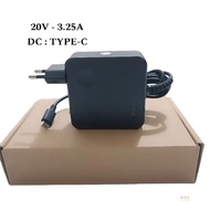 CHARGER Lenovo 20V 3.25A DC TYPE-C T480 T580 T490 T590 X270 X570 A275 A475