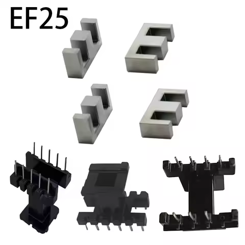 EF25/7.2 EF25/11 4+4 5+5 6+6 Pin 8/10/12P Mn-Zn PC40 Vertical Horizontal Transformer Ferrite Magneti