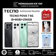 (READY STOCK)TECNO POVA 7 5G (8+8GB)+256GB 1 TAHUN WARRANTI DARI TECNO MALAYSIA
