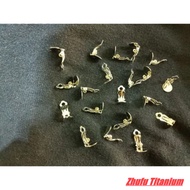 10mm silver earring clip beads, contents 1000