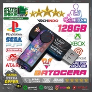 Retrobat Game Flash Drive 128GB Batocera Emulator/ - All in One Games Console Retro Emulator !!
