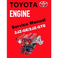 TOYOTA ENGINE 2JZ-GE / 2JZ-GTE SERVICE REPAIR WORKSHOP MANUAL