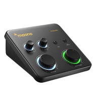 MAONO Prostudio PS22 Lite USB อินเตอร์เฟซเครื่องเสียง,เครื่องผสม24bit /192KHz,เครื่องขยายสัญญาณ55dB,