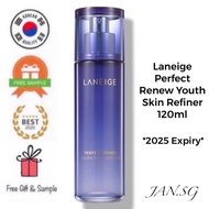 ❤️Anti-Aging Toner❤️ *2024 EXPIRY STOCKS* Laneige Perfect Renew Youth Skin Refiner 120ml - For All Skin Types, Laneige Toner, Anti-Aging, Moisturizing, Soothing, Firming/Lifting, Laneige Skin Toner, Toner Laneige, Laneige Refiner, Laneige Time Freeze