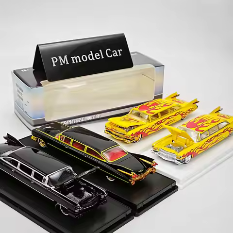 Mechanic 1:64 1959 Cadillac Eldorado Big Rocket Alloy Diecast Model Car Collectible Gift Static Disp
