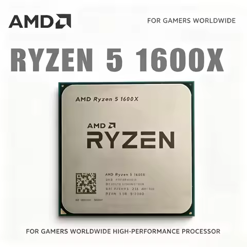 AMD Ryzen 5 1600X 3.6GHz Six Core Twelve Thread CPU 95W L3 16M Socket AM4 R5 1600X Desktop Gaming Pr