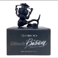REEL PANCING DAIDO BLACK BISON BYSON  BB 7+1 RATIO 7.2:1 FREE HANDLE & DRAG KNOB MAX DRAG 15KG UK 20