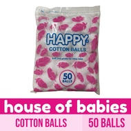 Happy Cotton Balls 50 Balls - Cotton Balls
