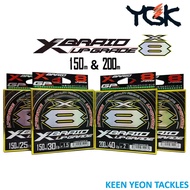 YGK X-BRAID X8 UPGRADE BRAIDED LINE 150M/ 200M