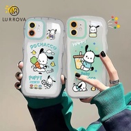Phone Case Compatible for iPhone 14 Pro Max iPhone 13 Pro Max iPhone 12 Pro Max iPhone 7 Plus iPhone 8 Plus Cute Puppy Pattern Wave Silicone Clear Soft Case