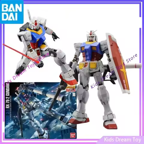 Bandai in Stock Original MG 1/100 GUNDAM Anime Figures MASTER GRADE 3.0 RX-78-2 GUNDAM Action Figure