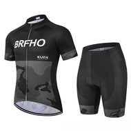 Cycling Jersey Pants Suit Short-Sleeved Bib