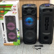 [Ready Stock Boom Bass] ZQS-8202s Bluetooth FM AUX MicroSD USB Super bass Speaker