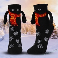 Christmas Socks Funny Magnetic Christmas Socks Women Men Gift for Couples Family