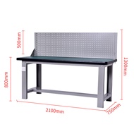 BW88# Guhao Storage Anti-Static Work Desk Simple Workbench+Hanging Plate-2.1m Console Assembly Line Assembly Welding Ben