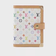 LV Monogram 村上隆白彩活頁6孔筆記本套_展示品