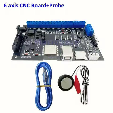 cnc controller 6 axis breakout board 32bit GRBL ESP32 wifi control panel Z probe setter sensor for c