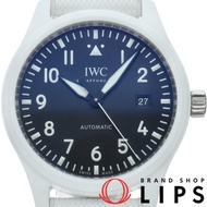 萬國錶(IWC)飛行員系列自動腕錶 41 TOP Gun Lake Tahoe IW328104。包含原廠錶盒和保固卡。陶瓷/橡膠錶帶。男士腕錶，黑色。成色極佳。 [二手]