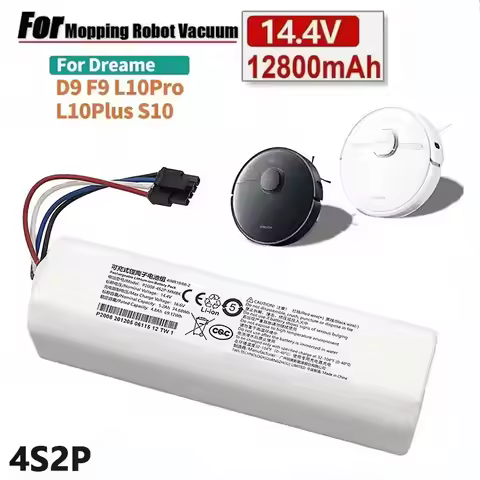 Original 14V 5200mAh P2008-4S2P-MMBK Replacement Battery For Dreame F9 D9 L10 Pro Plus RLS3 RLS5 RLS