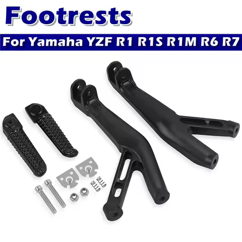 Motorcycle Rearset Footpegs For Yamaha YZF R1 R1S R1M 2015-2025 YAMAHA YZF R6 2017-2025 R7 2022-2025
