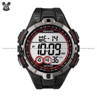 TIMEX T5K423 Men's Marathon Digital Sports Watch 46mm Resin Strap Black Red *Original