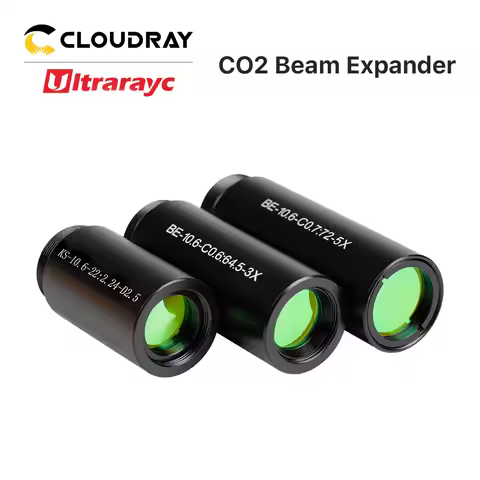 Cloudray CO2 Laser Beam Expander 10600nm 2X 2.5X 3X 4X 6X Expansion Ratio M22*0.75 Lense Optics For 