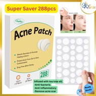 288Pcs Invisible Acne Patch Tea Tree Oil Acne Repair 杀菌修复痘痘贴 Pimple Removal Patch Acne Scar Acne Tre
