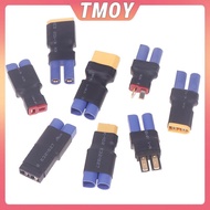 TMOY Adapter EC5 To XT60 XT90 T TRX Deans Female Male Connectors Banana Plug RC Lipo Battery Control