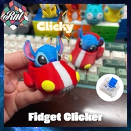 Clicker Stitch Car Keychain fidget clicky 3D printed toy