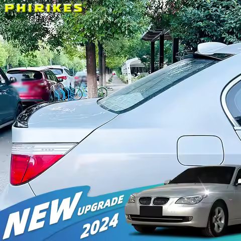 For Bmw E60 520i 530i 535i 540i 550i M5 2004-2010 M4 Style Car Rear Spoiler Cap Rear Trunk Roof Boot