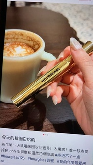 New Arrival Counter Quality/40 Hourglass Small Golden Tube Lipstick Pen 10.3mlColor No.100 105 120 1