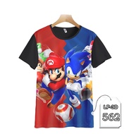 MARIO BROS 3D Printing Children's and Adult's Clothes Super Mario Bros LP3D-562