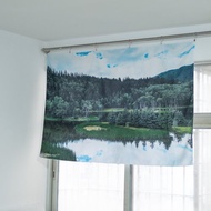 大自然山水風景掛布 窗簾門簾 橫豎兩種款式 贈送掛環