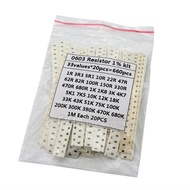 0603 SMD Resistor Kit Assorted Kit 1ohm-1M ohm 1% 33valuesX 20PCS=660PCS Sample Kit 0805 1206 1210 0