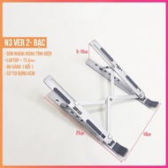 Giá đỡ LAPTOP MACBOOK IPAD điều chỉnh được độ cao kệ máy tính laptop đế tản nhiệt kê laptop nhôm
