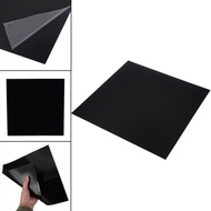 ✿bbyes✿1pc New 300*300*0.5mm Black ABS Plastic Sheet Flexible Smooth Back High Quality