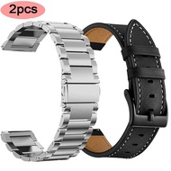 For KOSPET TANK T3 Ultra M3 T2 M2 T2 Smartwatch 22mm Metal Leather Strap DGKB
