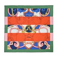 Hermès 愛馬仕 L'Instruction du Roy Bayadere 手工捲邊 喀什米爾 真絲混紡 絲巾 140cm
